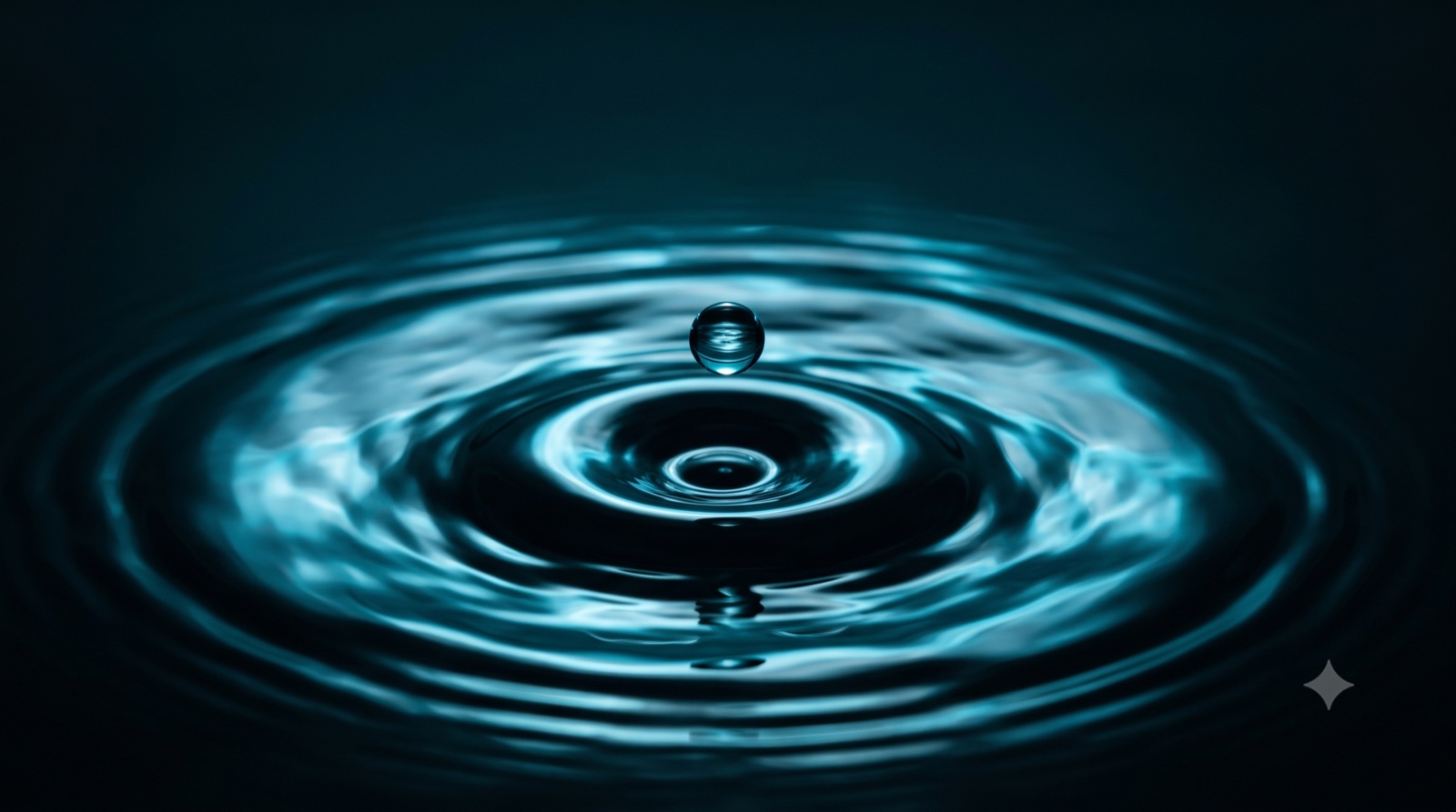 Water ripple — the fresh top note