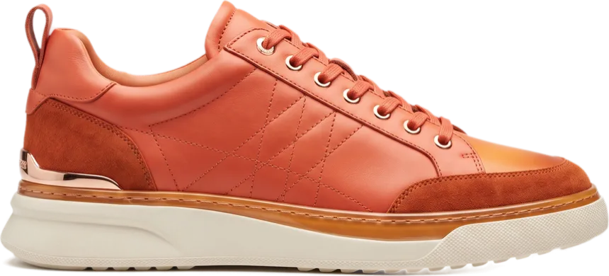 The Terra — terracotta full-grain leather sneaker