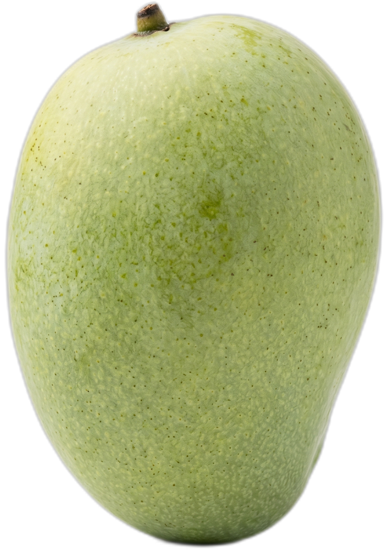 Langra mango with pale green skin